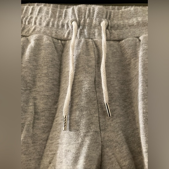 Ivory Ella Gray joggers women Embroidered Size XSM Tie - Picture 7 of 10